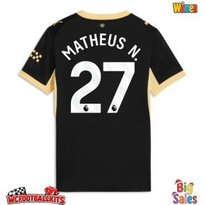 Manchester City Matheus Nunes #27 Replica Away Stadium Shirt for Women 2026-27 Short Sleeve